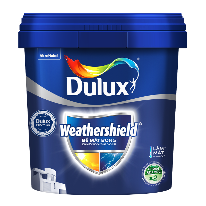 Dulux Weathershield Bề Mặt Bóng