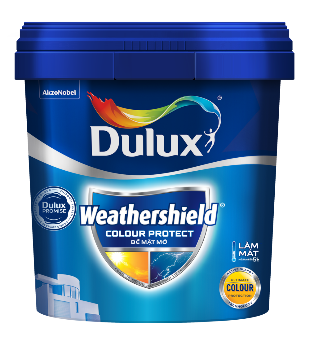 Dulux Weathershield Colour Protect Bề Mặt Mờ